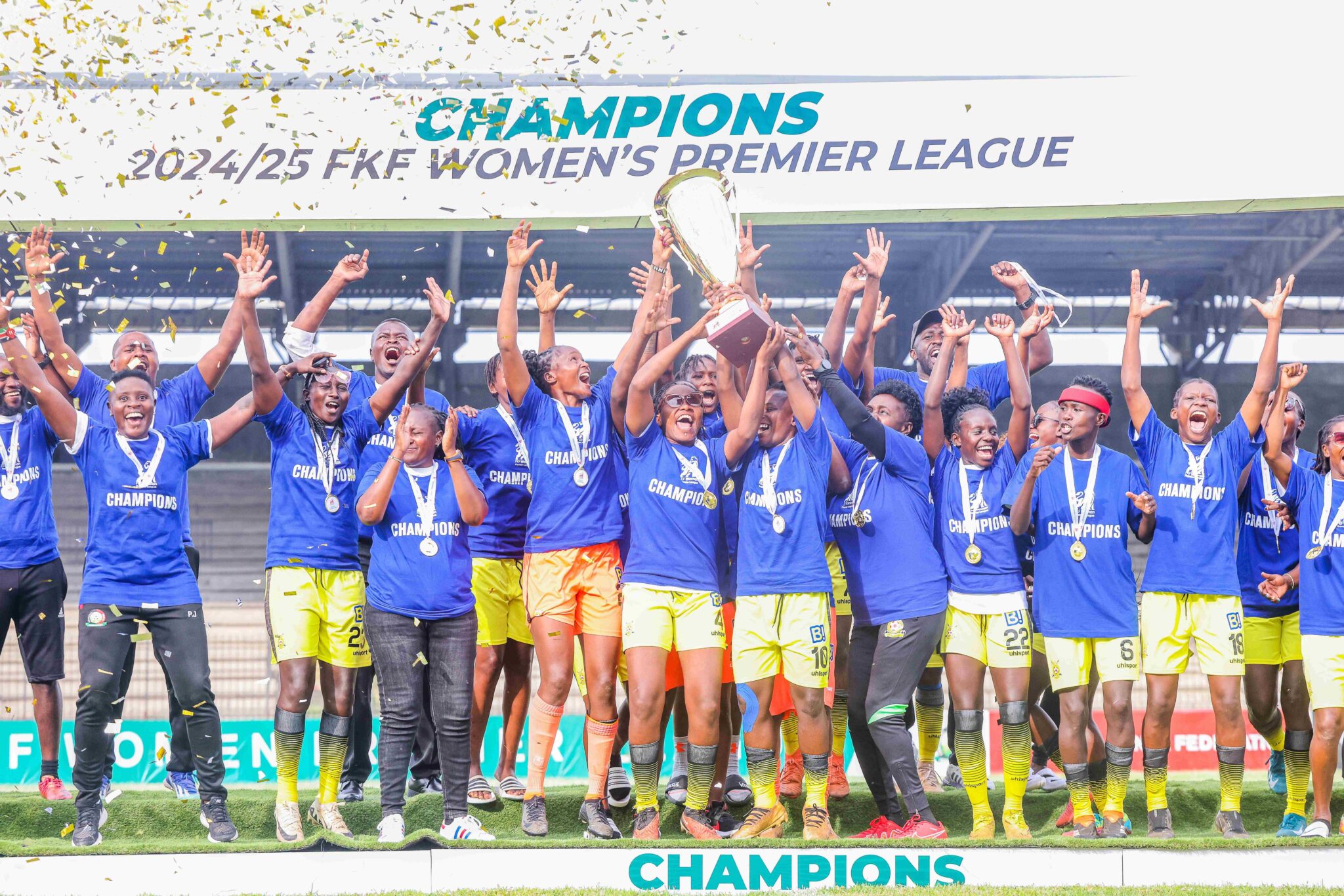 Kenya Police Bullets Crowned FKF Women’s Premier League Champions with Emphatic 4-0 Win